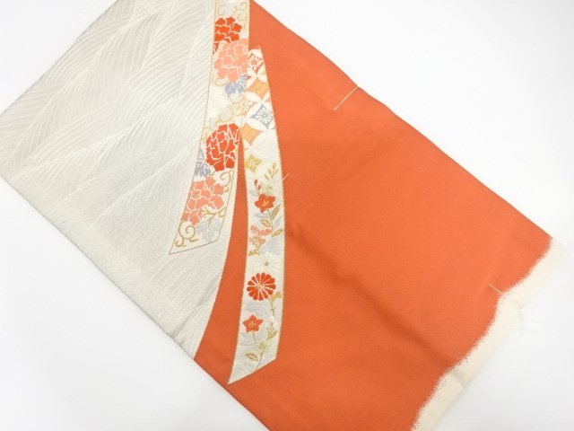 JAPANESE KIMONO / ANTIQUE NAGOYA OBI / SILK / WOVEN TANZAKU