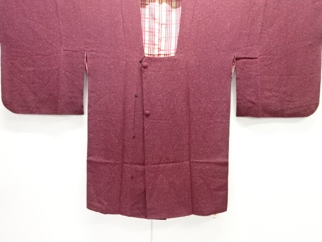 JAPANESE MICHIYUKI COAT / CHIRIMEN / SCATTERED NORI PATTERN
