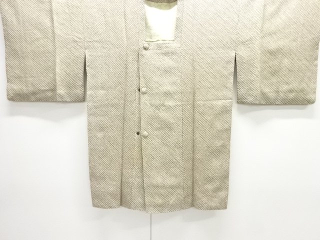 JAPANESE KIMONO / ANTIQUE MICHIYUKI COAT / SILK / ALL SHIBORI