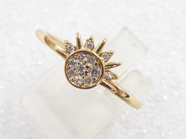 SALE!! クリスタル 指輪(18.5号)