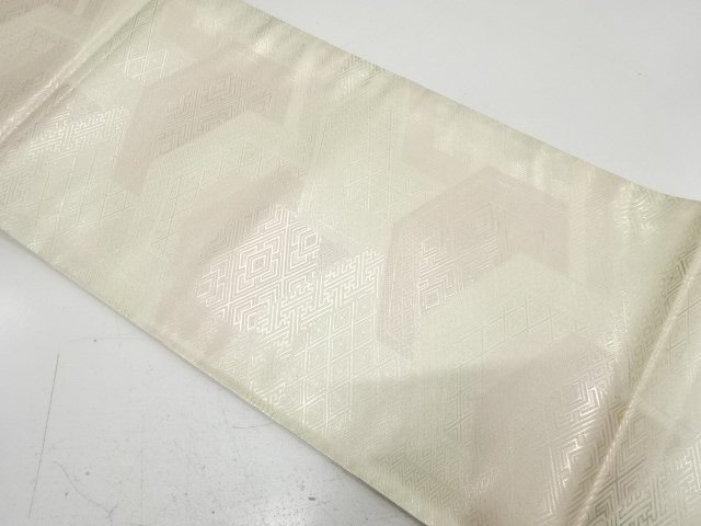 アンティーク　佐賀錦　古典柄織り出し全通袋帯（材料）