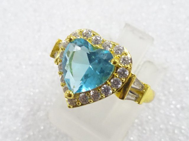 Colored stone ring (size 10.5)