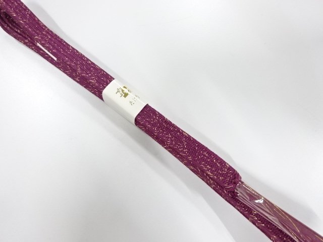 未使用品　正絹　手組帯締め