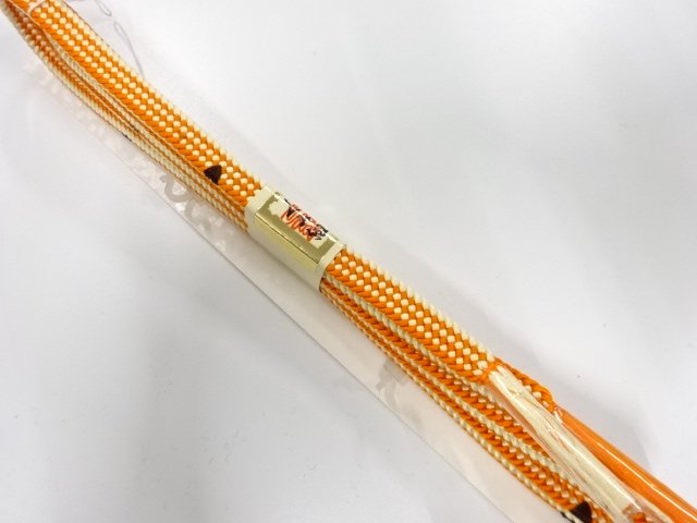 未使用品　正絹　手組帯締め