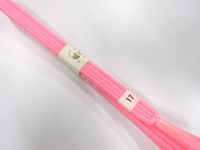 未使用品　正絹　手組帯締め