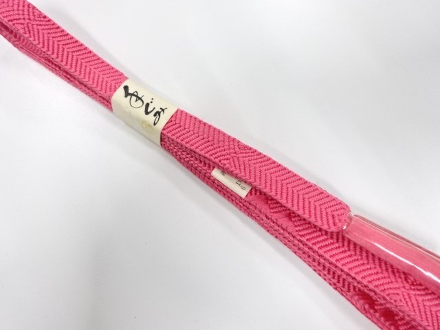 未使用品　正絹　手組帯締め