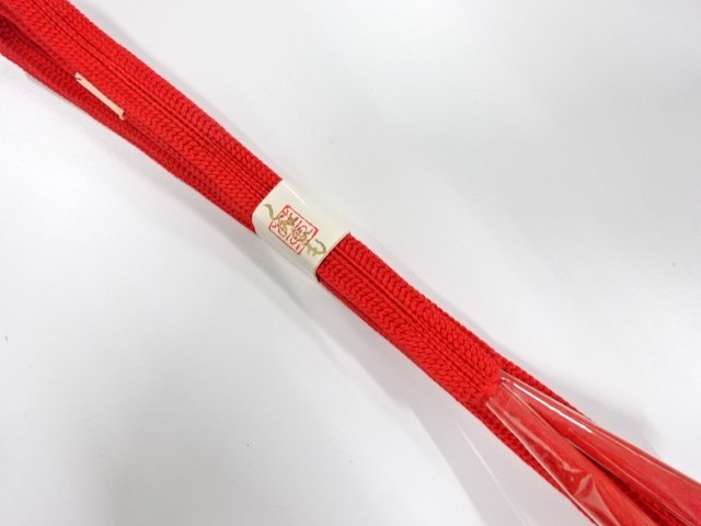 未使用品　正絹　手組帯締め