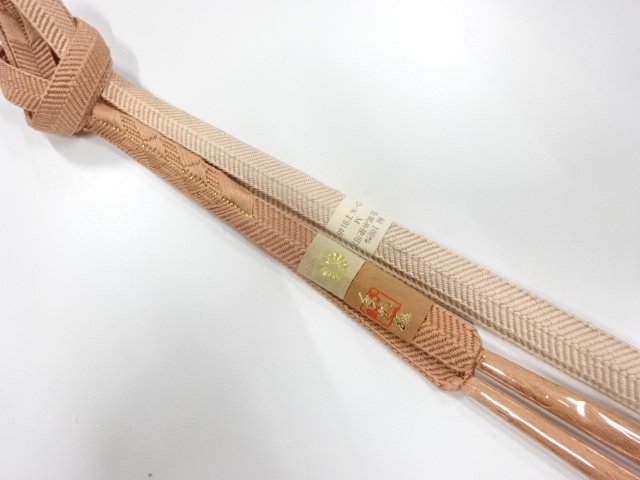未使用品　正絹　手組帯締め