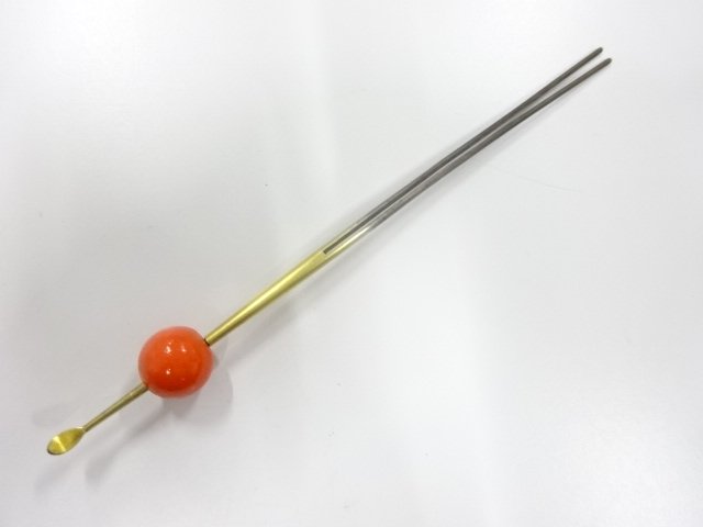 アンティーク　ガラス玉簪