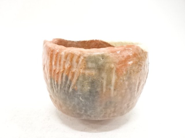 作家物　赤楽　茶碗(無地箱付)
