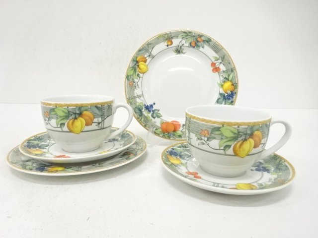 JAPANESE COLLECTIBLE / WEDGWOOD WEDGWOOD EDEN TRIO PAIR WESTERN TABLEW