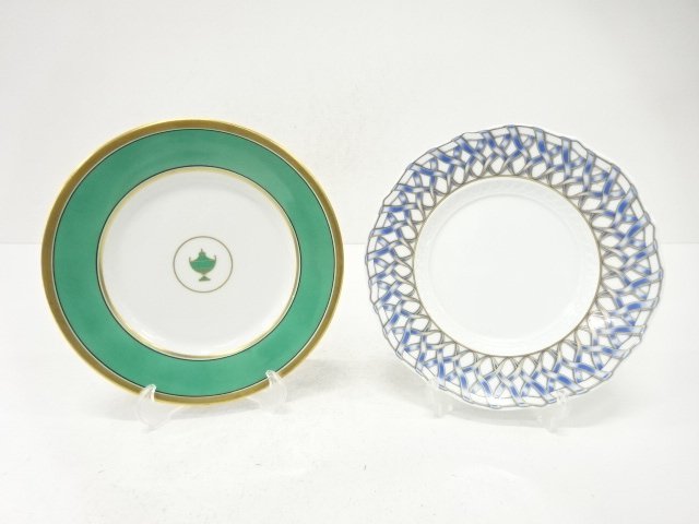 JAPANESE COLLECTIBLE / RICHARD GINORI RICHARD GINORI PLATE SET OF 2 / 