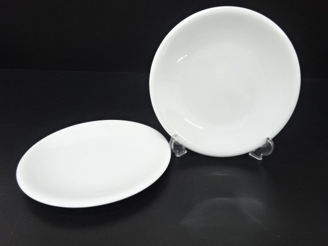 JAPANESE COLLECTIBLE / RICHARD GINORI RICHARD GINORI WHITE PLATE PAIR 