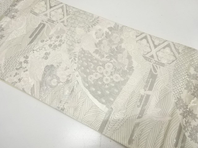 JAPANESE FUKURO OBI / WOVEN JIGAMI PATTERN