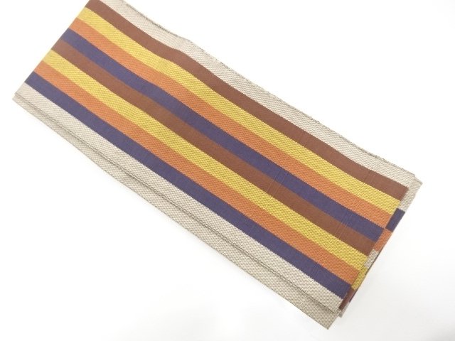 JAPANESE HANHABA OBI / WOVEN STRIPE