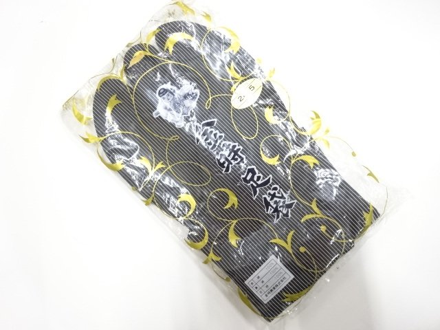JAPANESE KIMONO / UNUSED BLACK TABI SOCKS (24.5 CM / 4-PLY KOHAZE)