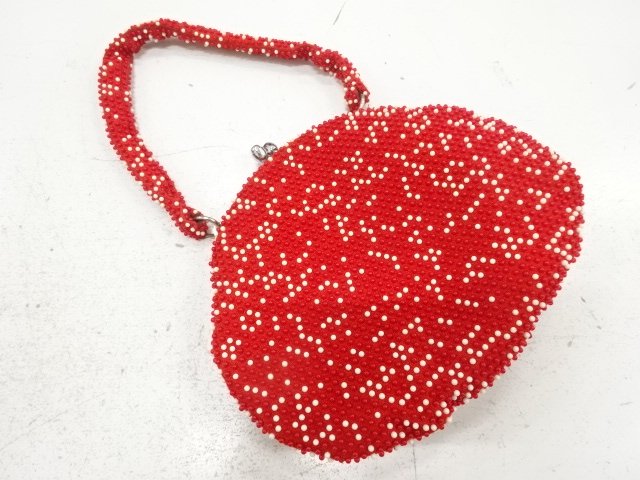 JAPANESE KIMONO / ANTIQUE BEADED HANDBAG