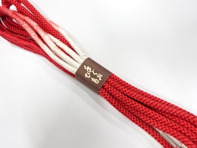 未使用品　正絹　手組帯締め