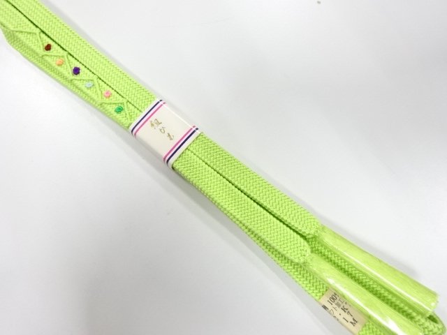未使用品　正絹　手組帯締め