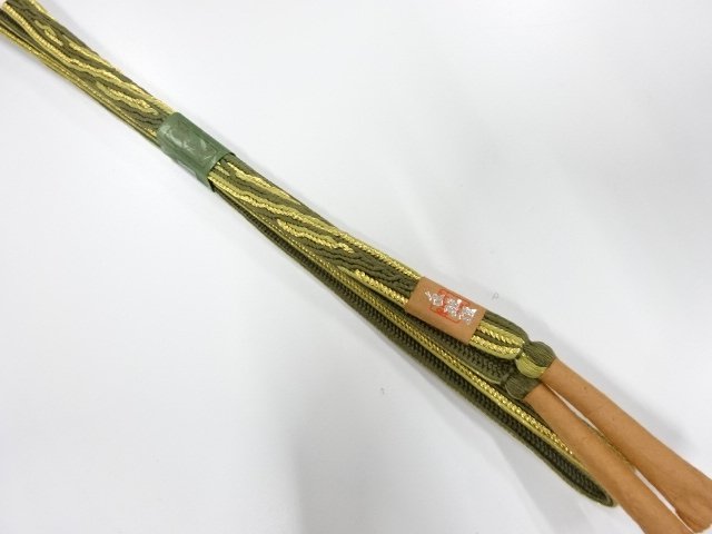 大特価品　上質　未使用品　正絹　手組帯締め