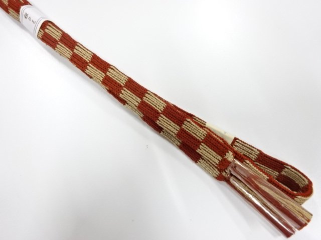 大特価品　上質　未使用品　正絹　手組帯締め