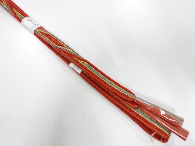 大特価品　上質　未使用品　正絹　手組帯締め