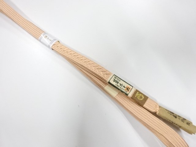 大特価品　上質　未使用品　藤三郎　正絹　手組帯締め