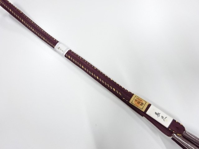 大特価品　上質　未使用品　正絹　手組帯締め（長尺）