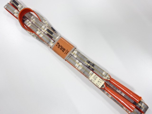 未使用品　正絹　手組帯締め