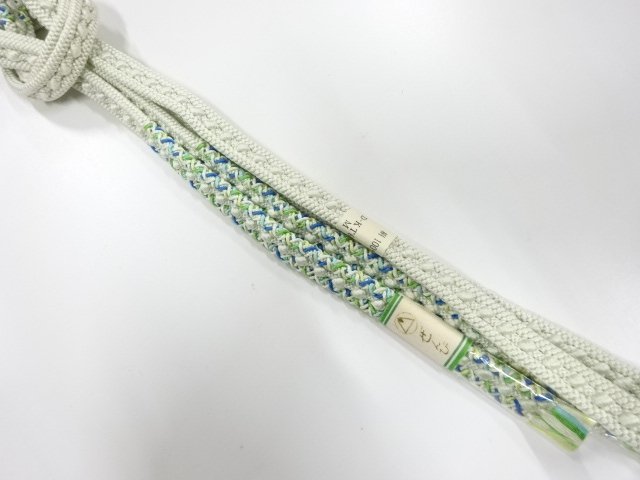 未使用品　正絹　手組帯締め