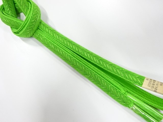 未使用品　正絹　手組帯締め