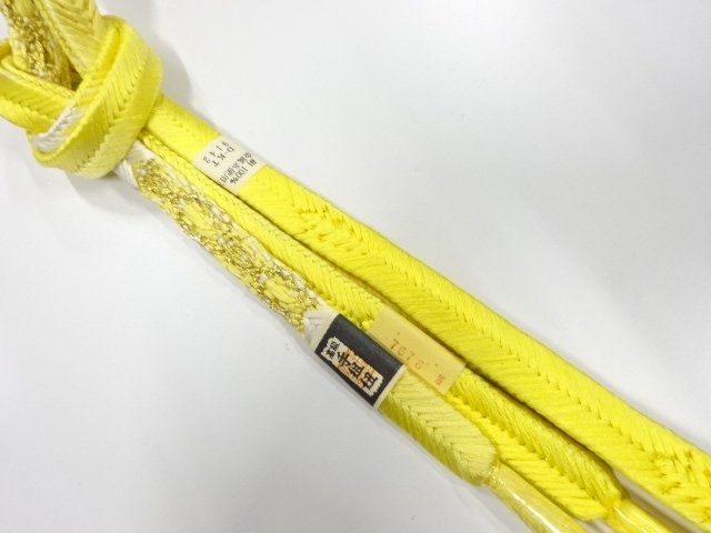 未使用品　正絹　手組帯締め
