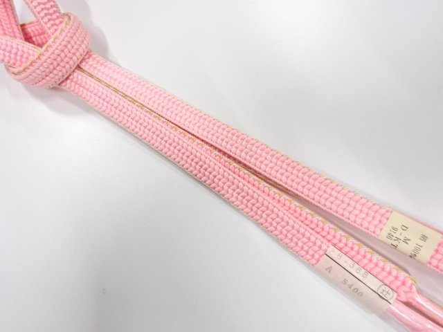 未使用品　正絹　手組帯締め
