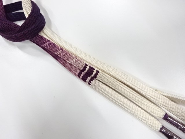 未使用品　正絹　手組帯締め