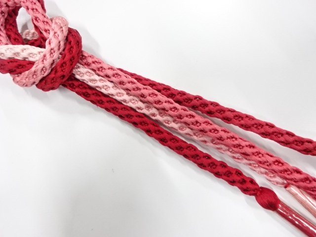 未使用品　正絹　手組帯締め