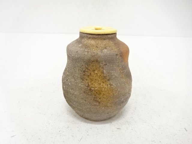 信楽焼　紫行造　茶入