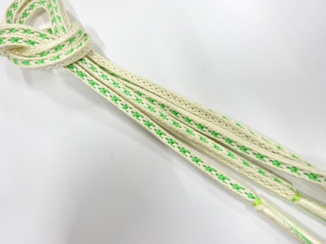 未使用品　正絹　手組帯締め