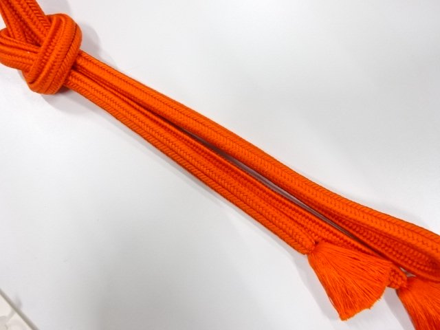 JAPANESE KIMONO / INTANGIBLE CULTURAL PROPERTY HAND-TIED OBIJIME MADE 