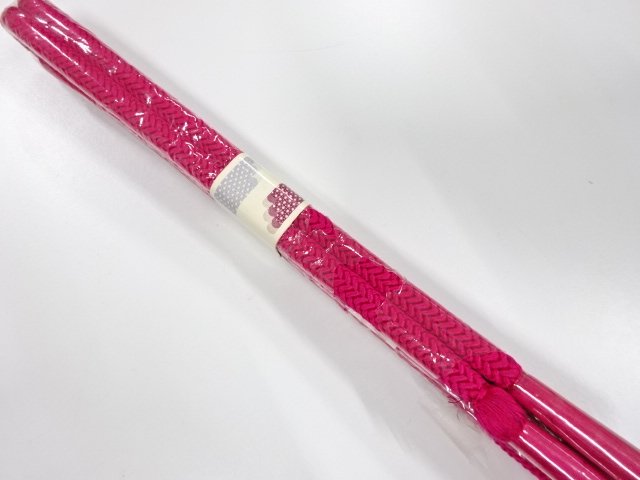 未使用品　正絹　手組帯締め