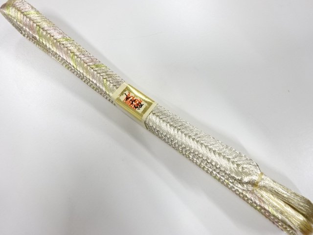 未使用品　正絹　手組帯締め