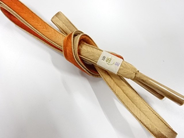 未使用品　正絹　手組帯締め