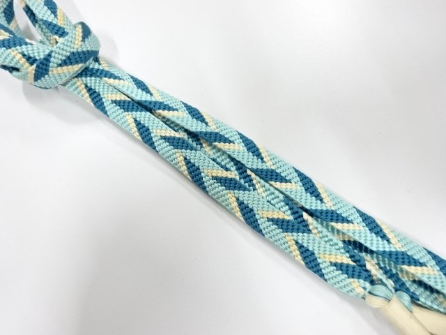 未使用品　正絹　手組帯締め