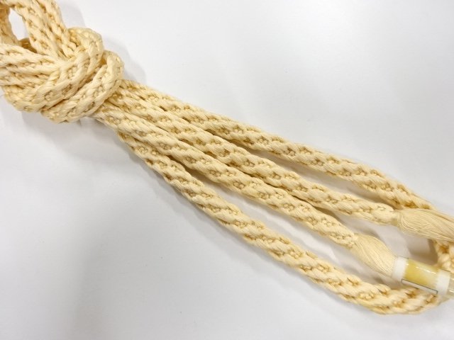 未使用品　正絹　手組帯締め