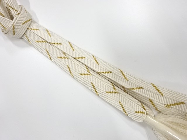 未使用品　正絹　手組帯締め