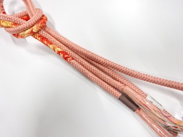 未使用品　正絹　手組帯締め