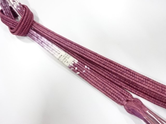 未使用品　正絹　手組帯締め
