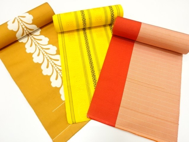 JAPANESE KIMONO / ANTIQUE OBIJI BOLT VARIOUS SETS