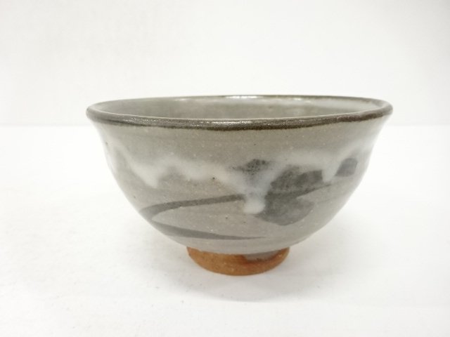 原清和造　鉄絵　茶碗