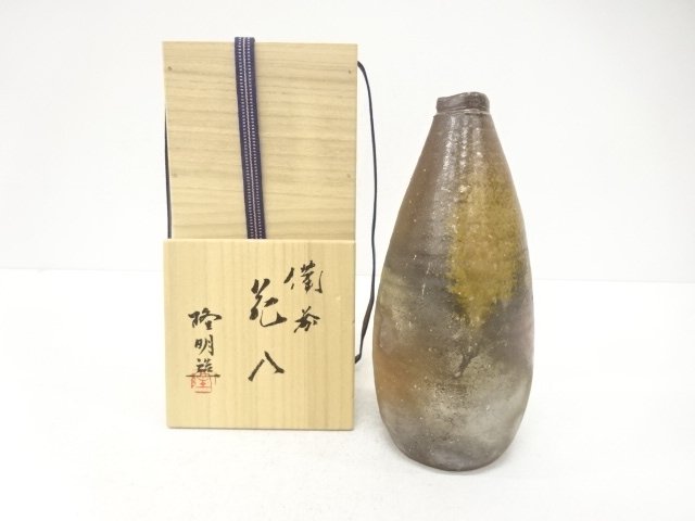 JAPANESE COLLECTIBLE / BIZEN WARE / FLOWER VASE BY TAKAAKI KIMURA