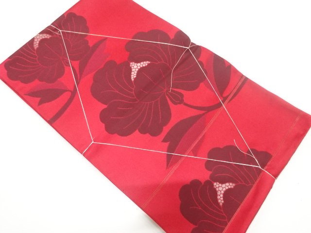 SALE!! 未使用品　牡丹模様織り出し　袋帯